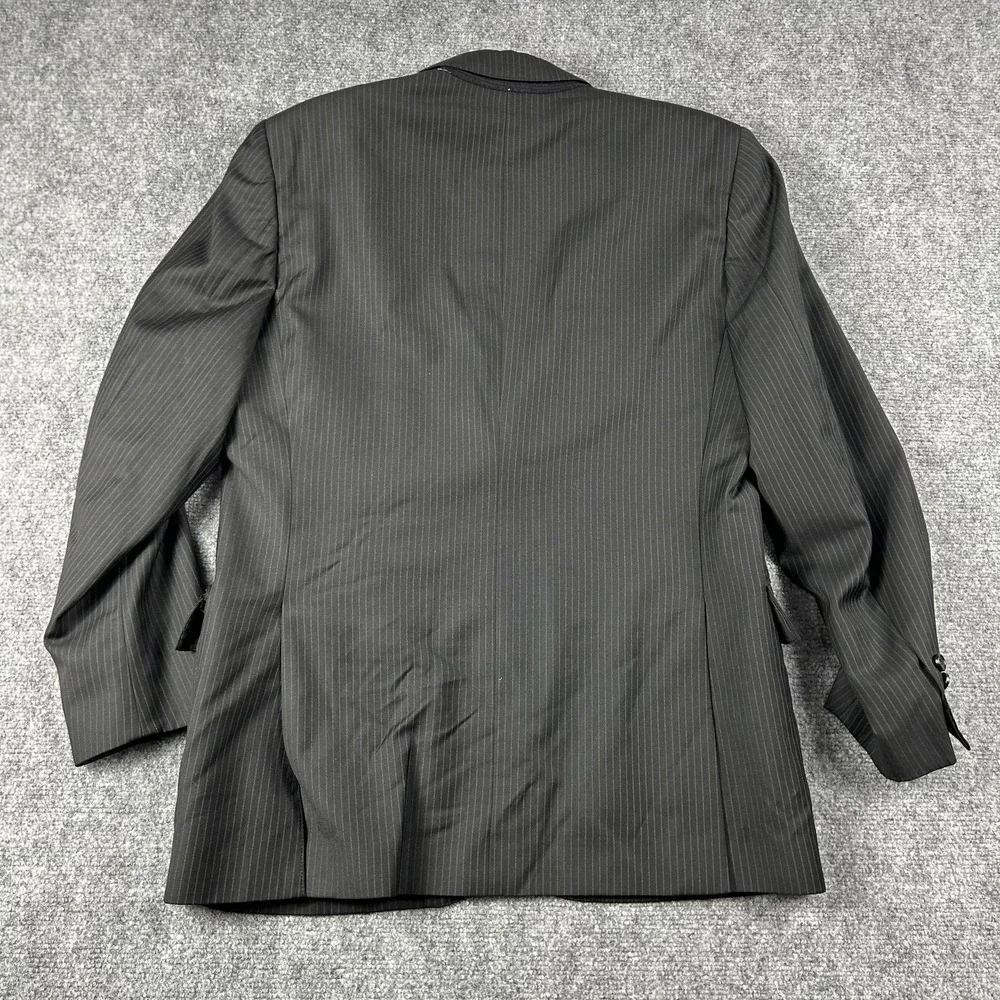 Brooks Brothers Regent Suit‎ Jacket Mens 44 Gray Pinstripe Wool Two Button Italy